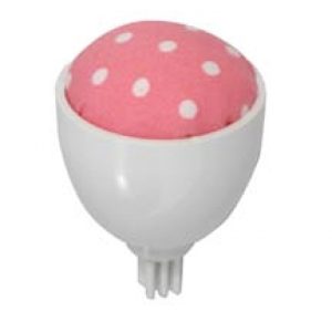 Coussin à épingles ELNA rose