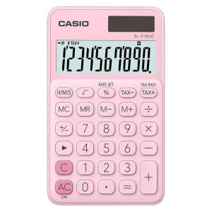 Calculatrice de Poche CASIO® – Rose