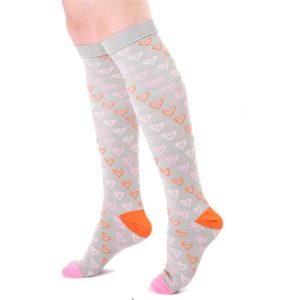Chaussettes de compression motifs « Petits cœurs »