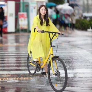 Cape de pluie pour vélo | Inspirée
