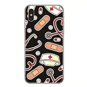 Coque silicone pour iPhone « Medical things »