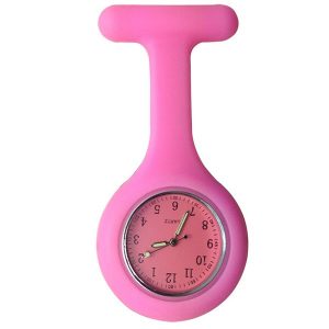 Montre silicone cadran couleur pour infirmière