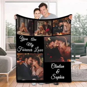 Plaid personnalisé prénoms