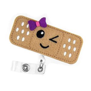 Porte-badge rétractable « Pansements »