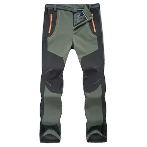 Pantalon de randonnée en molleton épais et chaud pour homme