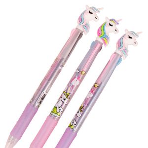 Stylo 3 couleurs Licorne