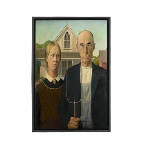 American Gothic By Grant Wood