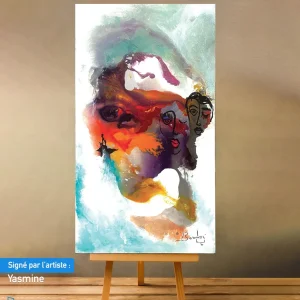 Attente - signé par l'artiste Yasmine BNN.