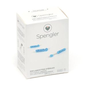 Lancettes pour Autopiqueur de Glucomètre / Lecteur de Glycémie SPENGLER ® TB100 – Boîte de 200