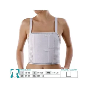 Ceinture de soutien thoracique Chiusura frontale extrasoft Réf. 3099 ST