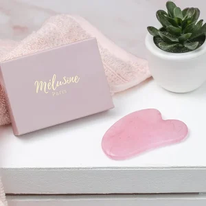 Gua Sha Quartz Rose, Jade Bleue ou Verte