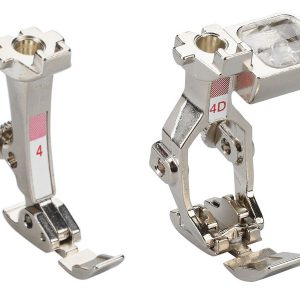 Pied n°4/4D pour fermeture à glissière