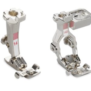 Pied n°14 / 14 D pour fermeture à glissière avec guide