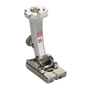 Pied n°35 pour fermeture à glissière invisible