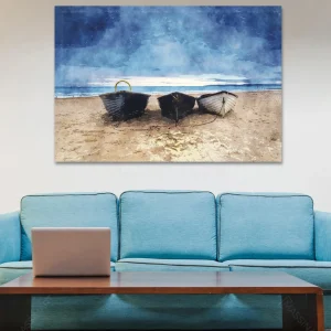 Barques de pêche moderne