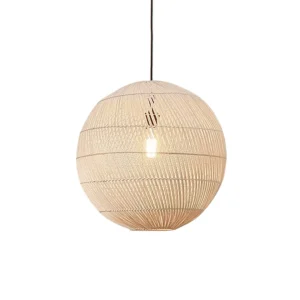 Suspension Boule Rotin 60 cm