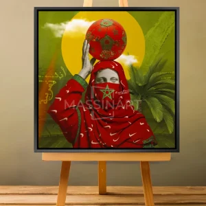 ana maghribi - signé par l'artiste Kawtar BRZ.