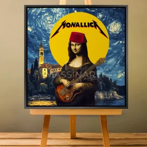Monalica - signé par l'artiste Kawtar BRZ.