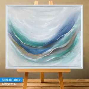 Mer - signé par l'artiste Maryam GSS.